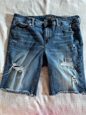 Torrid Distressed Denim Women’s Shorts - Blue